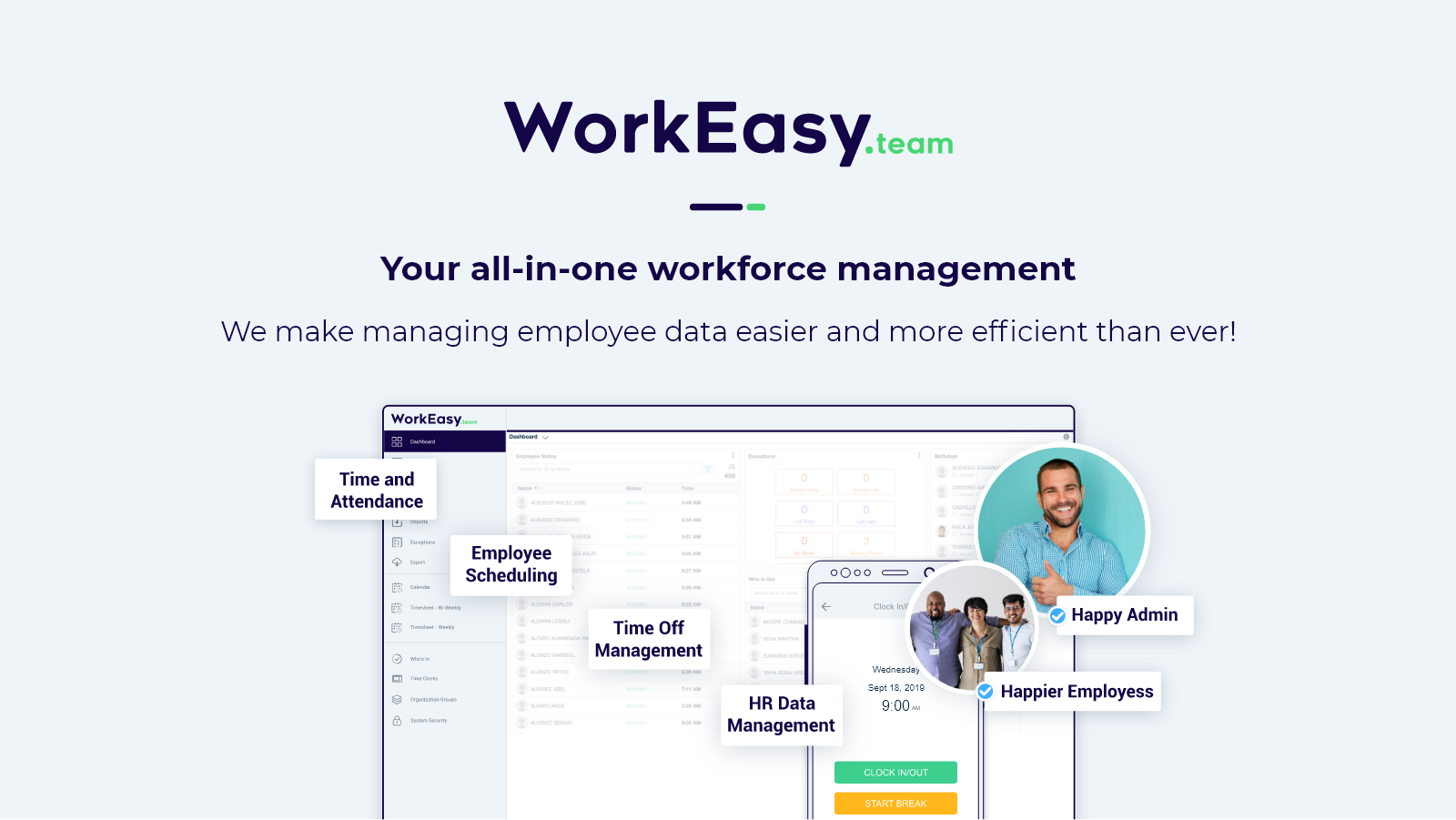 All-in-one workforce management – WorkEasyApp